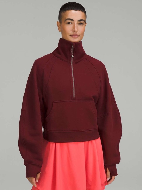 lululemon athletica Jackets & Blazers - Lululemon Scuba Oversized Funnel Neck Half Zip